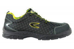 MYKONOS S3 SRC VÉDŐCIPŐ
COF12730-001.W36 MYKONOS S3 SRC VÉDŐCIPŐ
COF12730-001.W36
FEKETE NYLON FÉLCIPŐ/SÁRGA FLUO SZÖVET/APT TALPLEMEZ/ESD
MODELLCSALÁD JELLEMZŐI:
Utcai megjelenésű, kényelmes védőlábbelik kompozit védőkaplival és APT talplemezzel.
TALP: Kétrétegű PU/TPU talp. Antisztatikus (A), csúszásmentes (SRC), szénhidrogénekkel (pl. olaj) szemben ellenálló talp, energiaelnyelő sarokrésszel. A TPU külső réteg kiemelten kopásálló és nem hagy csíkot a padlón.
KÉNYELMI TALPBETÉT: EVANIT anatómiai kialakítású, lyukacsos, antisztatikus, kivehető talpbetét. Stabil járást és kényelmet garantál az eltérő vastagságú szerkezetnek köszönhetően (12/8/3,8mm) Alacsony elektromos ellenállás
BÉLÉS: DRYFRESH: lélegző, kopásálló, a lábfejet szárazon tartó belső bélés
EN ISO 20345:2011
TIPUSTANÚSÍTVÁNY: LETÖLTÉS
EK MEGFELELŐSÉGI NYILATKOZAT: LETÖLTÉS
ESD DOKUMENTÁCIÓ: LETÖLTÉS