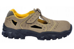 NEW BRENTA S1 P SRC VÉDŐSZANDÁL
COFNBREN-S1P-36 NEW BRENTA S1 P SRC VÉDŐSZANDÁL
COFNBREN-S1P-36
BÉZS VELÚRBŐR VÉDŐSZANDÁL SZÖVET/ACÉL TALPLEMEZ
MODELLCSALÁD JELLEMZŐI:
Strapabíró és kényelmes védőlábbelik acél kaplival és talplemezzel.
TALP: Kétrétegű poliuretán talp. Csúszásmentes kialakítás (SRC), energiaelnyelő sarokrész (E), antisztatikus tulajdonságok (A), szénhidrogénekkel (pl. olajjal) szembeni ellenállás.
KÉNYELMI TALPBETÉT: EVANIT anatómiai kialakítású, lyukacsos, antisztatikus, kivehető talpbetét. Stabil járást és kényelmet garantál az eltérő vastagságú szerkezetnek köszönhetően (12/8/3,8mm).
BÉLÉS: TEXELLE: lélegző, kopásálló, a lábfejet szárazon tartó belső bélés
EN ISO 20345:2011
TÍPUSTANÚSÍTVÁNY: LETÖLTÉS
EK MEGFELELŐSÉGI NYILATKOZAT: LETÖLTÉS