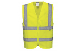 C375 Hi-Vis zippzáras mellény sárga
PWTC375YERL C375 Hi-Vis zippzáras mellény sárga
PWTC375YERL
Klasszikus kialakítású zippzáras mellény. Maximum láthatóság nappal és gyenge fényviszonyok között is. CE minősítés.Fényvisszaverő szalag.Frontrész zippzáros záródás.Könnyű.Kényelmes kialakítás