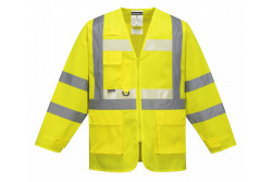 G475 Glowtex vezetői kabát sárga
PWTG475YERL G475 Glowtex vezetői kabát sárga
PWTG475YERL
Ez a jól láthatósági kabát a Glowtex hármas technológiát alkalmazva maximális láthatóságot biztosít viselőjének. HiVisTex nagyteljesítményű fényvisszaverő szalag az éjszakai láthatóságért és speciális Glowtex foszforeszkáló szalag mely világít a sötétben. Dupla azonosítókártya tartóval és praktikus zsebekkel készül. CE minősítés.Rádió hurok.Fényvisszaverő szalag.Telefontartó zseb.D gyűrű.7 zseb.Kiváló Glowtex hármas technológia.Ezee zippzár.Regisztrált európai közösségi design